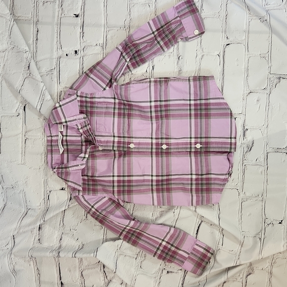 Janie and Jack Other - Janie and Jack Pink Plaid Button-Down Shirt